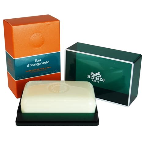 hermes l'eau d'orange verte|Hermes orange verte soap.